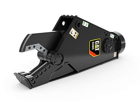 caterpillar skid steer metal shear|cat demolition shears.